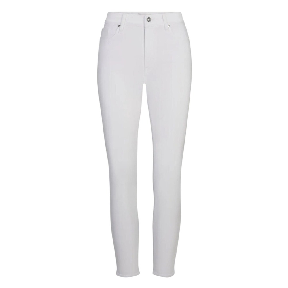 NWT‎ FRAME Le High Skinny Blanc High Rise White Denim Ankle Jeans Women's 31/12